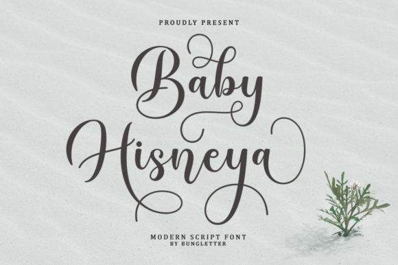 Baby Hisneya Script & Handwritten Font By bungreja123