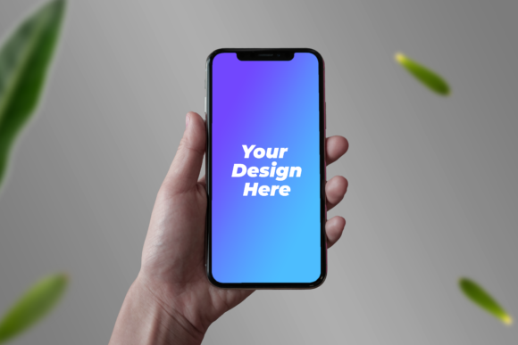 Premium Smart Phone Mockup Template Gráfico Mockups de Productos Por GraphicxPack