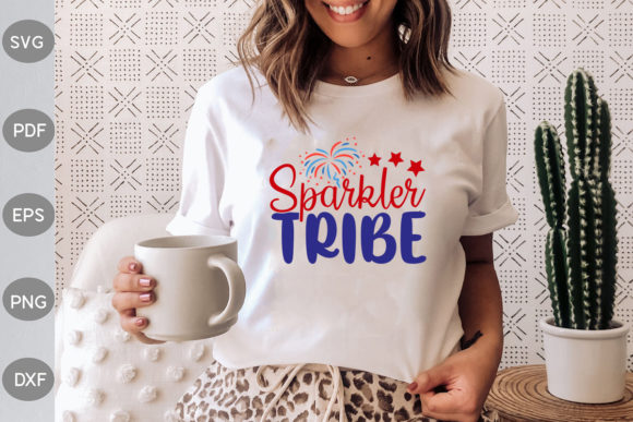 Sparkler Tribe Svg Design Graphic T-shirt Designs By Apon Design Store