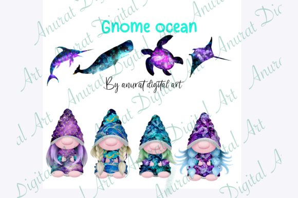 Gnome Graphic Illustrations By Anurat Digital Art