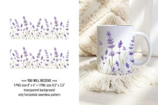 Lavender Flowers. Mug Wrap Sublimation Gráfico Artesanato Por LuckPicture 2