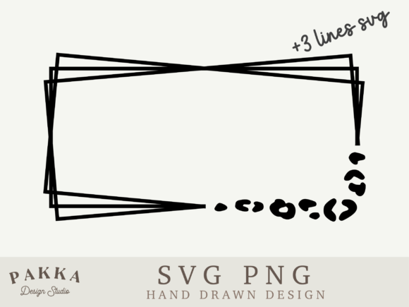 Leopard Frame Svg Horizontal Frame Png Graphic Crafts By Pakka Design Studio
