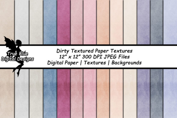 Dirty Textured Digital Paper Graphic Backgrounds By TrueBlueDigitalDesigns
