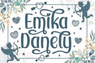 Emika Danely Script & Handwritten Font By Eightde 1