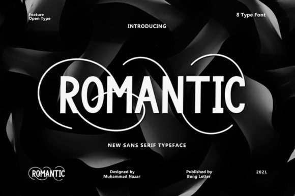 Romantic Family Sans Serif Font By bungreja123