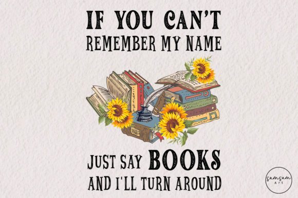 Just Say Books PNG Sublimation Graphic Crafts By Samsam Art