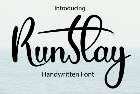 Runstay Script Fonts Font Door fahmistudio99