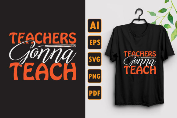 Teacher's Day T-shirt Design Illustration Modèles d'Impression Par T-SHIRT WORLD