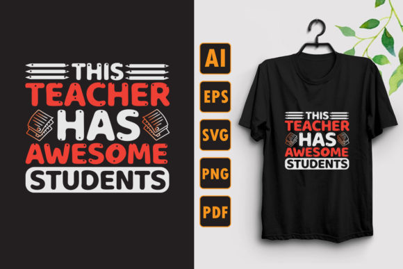 Teacher's Day T-shirt Design Illustration Modèles d'Impression Par T-SHIRT WORLD