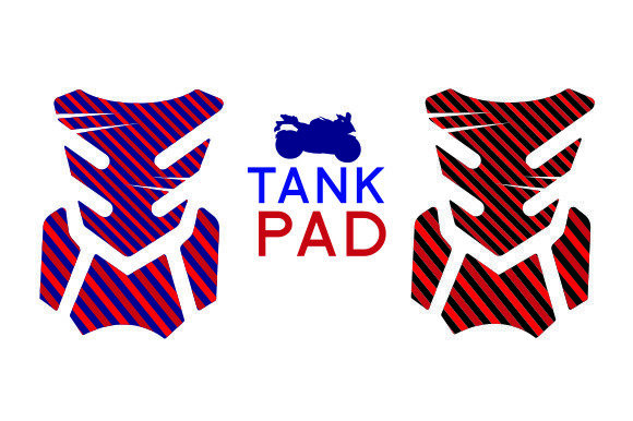 Bike Tank Pad Sticker Illustration Modèles Graphiques Par bdsong688