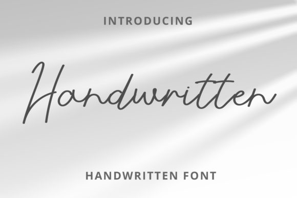 Handwritten Script & Handwritten Font By nicetrip7