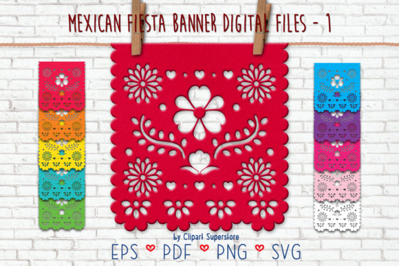Mexican Fiesta Banner Graphic Print Templates By Clipart Superstore