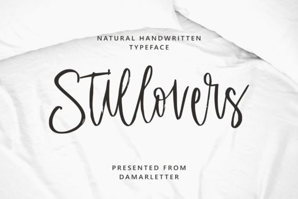 Stillovers Script & Handwritten Font By Damarletter