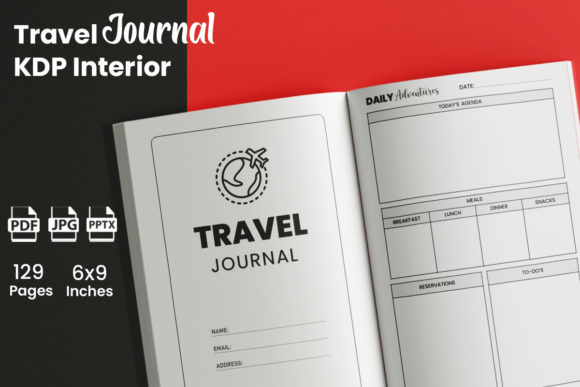 Travel Journal - KDP Interior Graphic KDP Interiors By KDP Champ