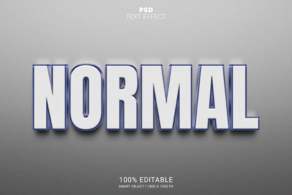 Normal PSD Editable Text Effect Grafika Layer Styles Przez Design_Hammer