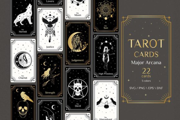 Major Arcana Deck,Tarot Cards. Graphic Crafts By DigitalART by Prozo