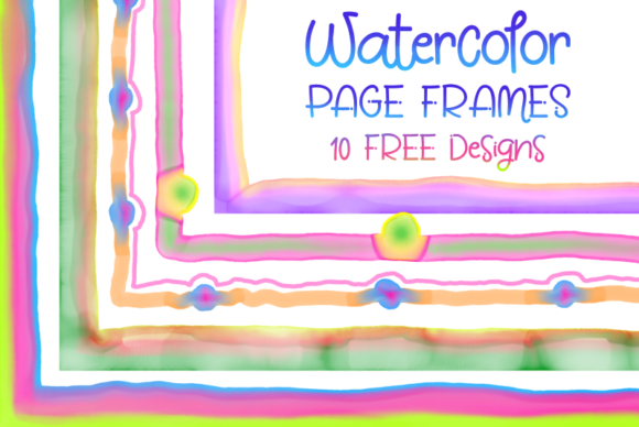 Free Watercolor Paint Blend Frames Illustration Objets Graphiques de Haute Qualité Par Prawny