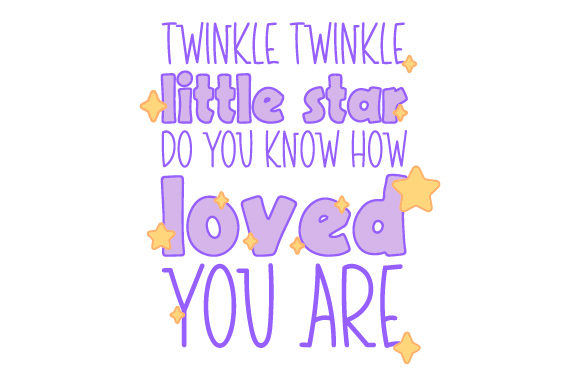 Twinkle Twinkle Little Star Children Craft Cut File By Creative Fabrica Crafts