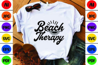 Beach Therapy Illustration Artisanat Par T-Shirt Library 3
