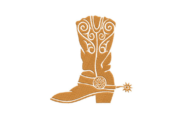 Cowgirl Boot Cowboy & Cowgirl Embroidery Design By Alistudio