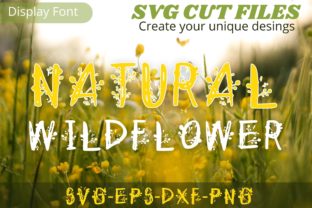 Natural Wildflower Decorative Font By Cnxsvg 1