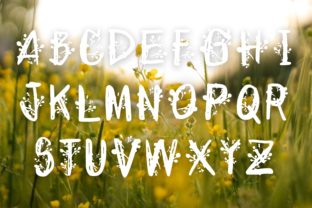 Natural Wildflower Decorative Font By Cnxsvg 3