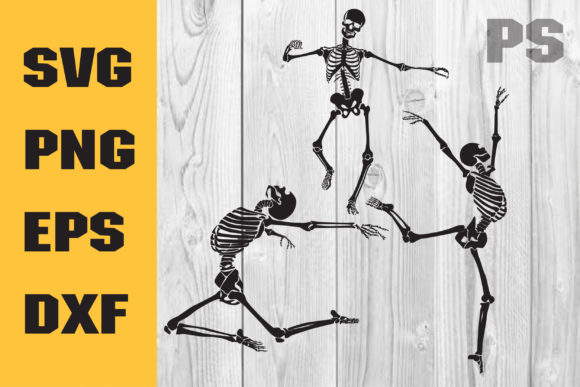 Dancing Skeletons Halloween Svg Graphic Crafts By ILukkystore