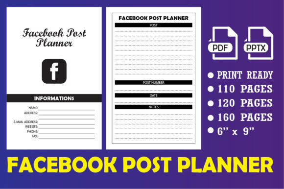 Facebook Post Planner Graphic KDP Interiors By HASNAB