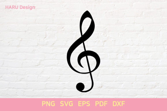 Music Note Graphic Crafts By HARUdesign