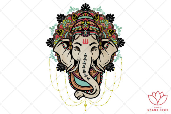 Indian Sublimations - Lord Ganesha Graphic Print Templates By Karma Genie