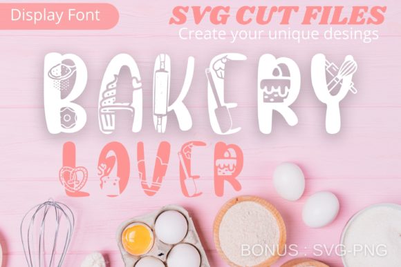 Bakery Lover Decorative Font By Cnxsvg