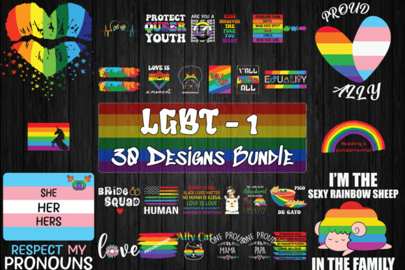 LGBT 1 Bundle SVG Bundle By Pecgine