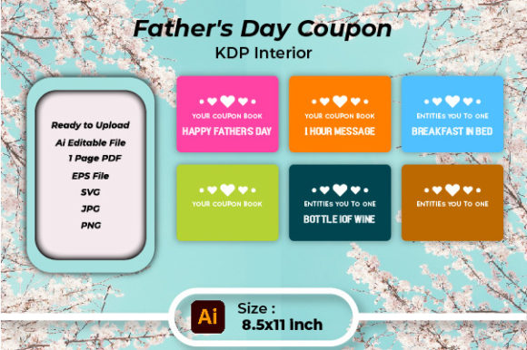 Coupon Book | Father's Day Gift Graphic KDP Interiors By srempire
