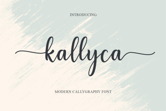 Kallyca Script & Handwritten Font By soderi graphicslide