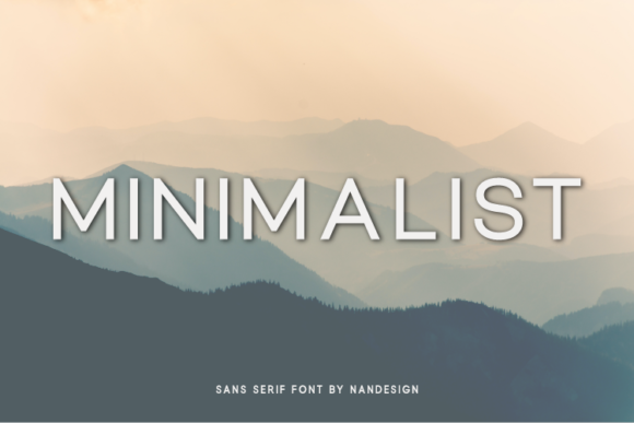 Minimalist Sans Serif Fonts Font Door Nan Design