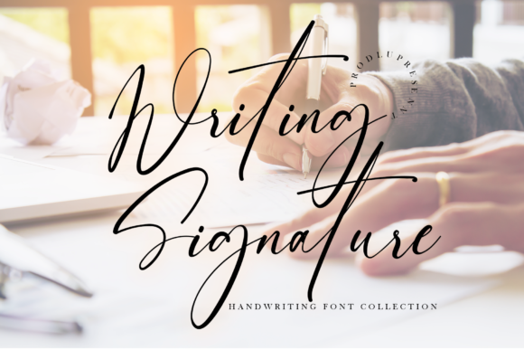 Writing Signature Script & Handwritten Font By Creatype Designer