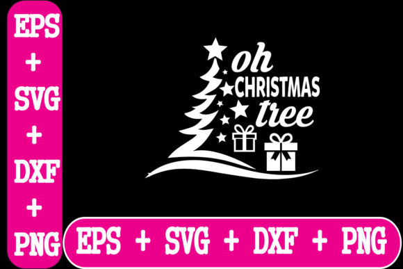 Oh Christmas Tree Grafik Plotterdateien Von creative-8