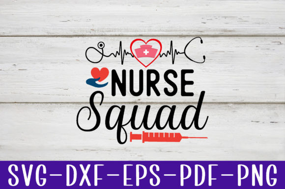 Cute Nurse Squad for Rn National Nurses Graphic Crafts By SVG Design Art