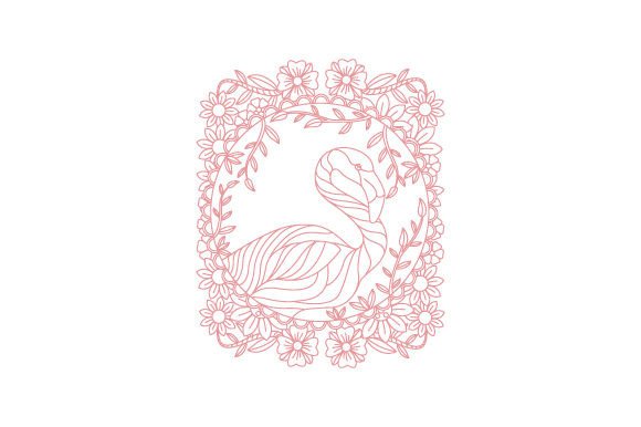 Flamingo Adult Coloring Page Seiten zum Kolorieren für Erwachsene Craft-Schnittdatei Von Creative Fabrica Crafts