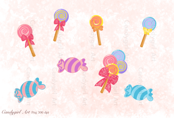 Candies and Sweets Graphic Illustrations By Candygirl Art