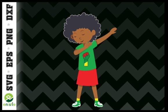 Dabbing Black Juneteenth Brown Skin Boys Graphic Crafts By Enistle