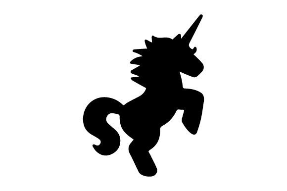 Unicorn Silhouette Animals Craft Cut File By Creative Fabrica Crafts