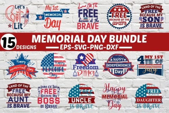 Memorial Day Bundle. Graphic Crafts By Design Store Bd.Net