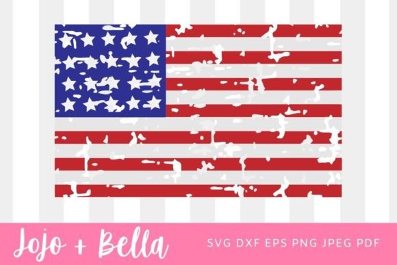 Grunge Flag, USA Baseball Flag Svg, USA Graphic Crafts By Jojo & Bella