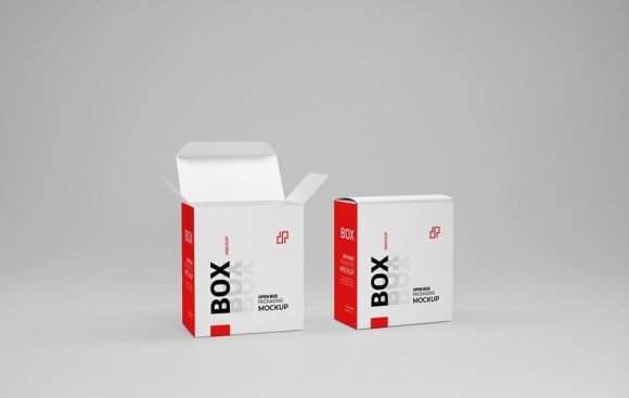 PSD Open Box Packaging Mockups Graphic Product Mockups By sujhonsharma