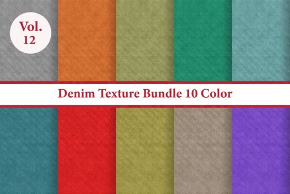 Denim Texture Bundle 10 Color Vol.12 Graphic Textures By Digital Art Shop 61