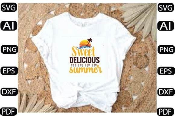 Sweet Delicious Summer Svg Design Graphic Crafts By Top Prints Tee