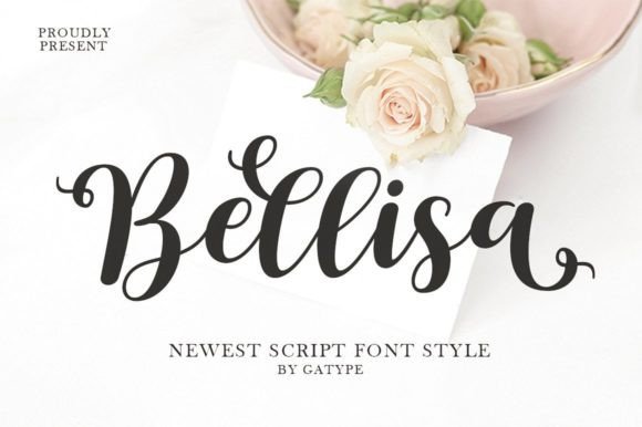Bellisa Script & Handwritten Font By gatype