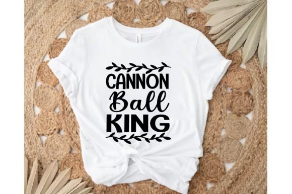 Cannon Ball King T-shirt Design Illustration Artisanat Par Svglover100