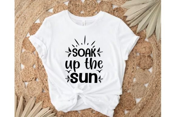 Soak Up the Sun T-shirt Design Illustration Artisanat Par Svglover100